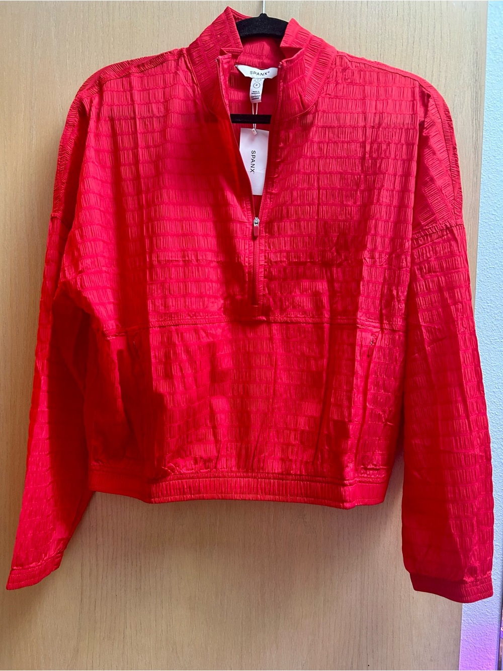 SPANX Active Run Jacket in Spanx Red